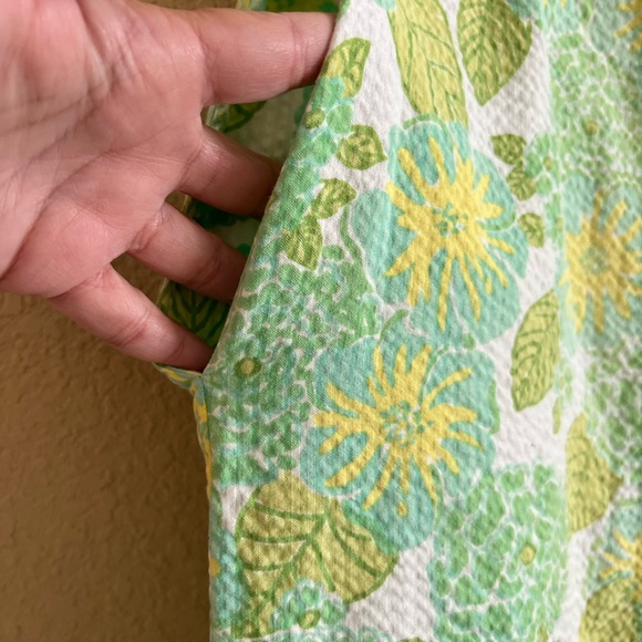 Lilly Pulitzer white label seersucker pants size medium - Picture 2 of 3